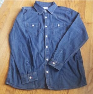 Hanna Andersson Boys' Denim Shirt Size 12